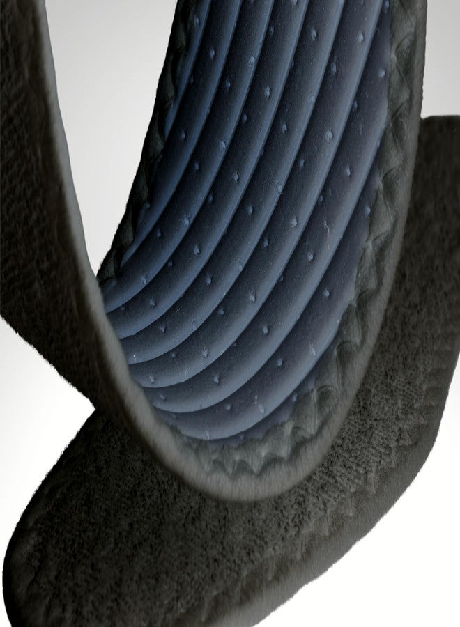 Pedag Summer, Pure Terry Cotton Insoles, Handmade in Germany, Absorbs Sweat & Controls Odor, Ideal for Wear Without Socks, Washable, US Men 15/ EU 48, Black, 3 Pair - Image 4